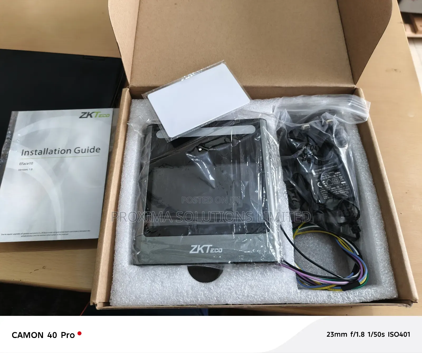 Eface10 Time Attendance Access Control W Facial Recognition