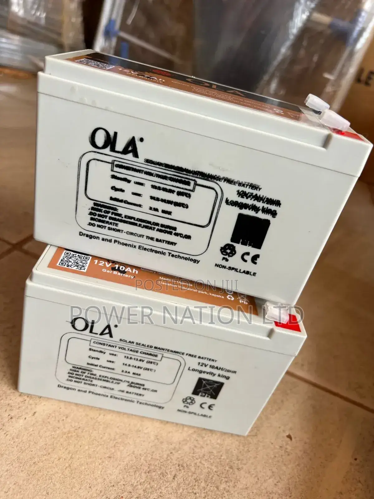 12ah Ola Solar Battery