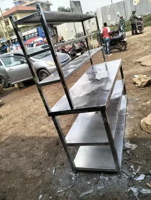 Stainless Steel Table With Rack