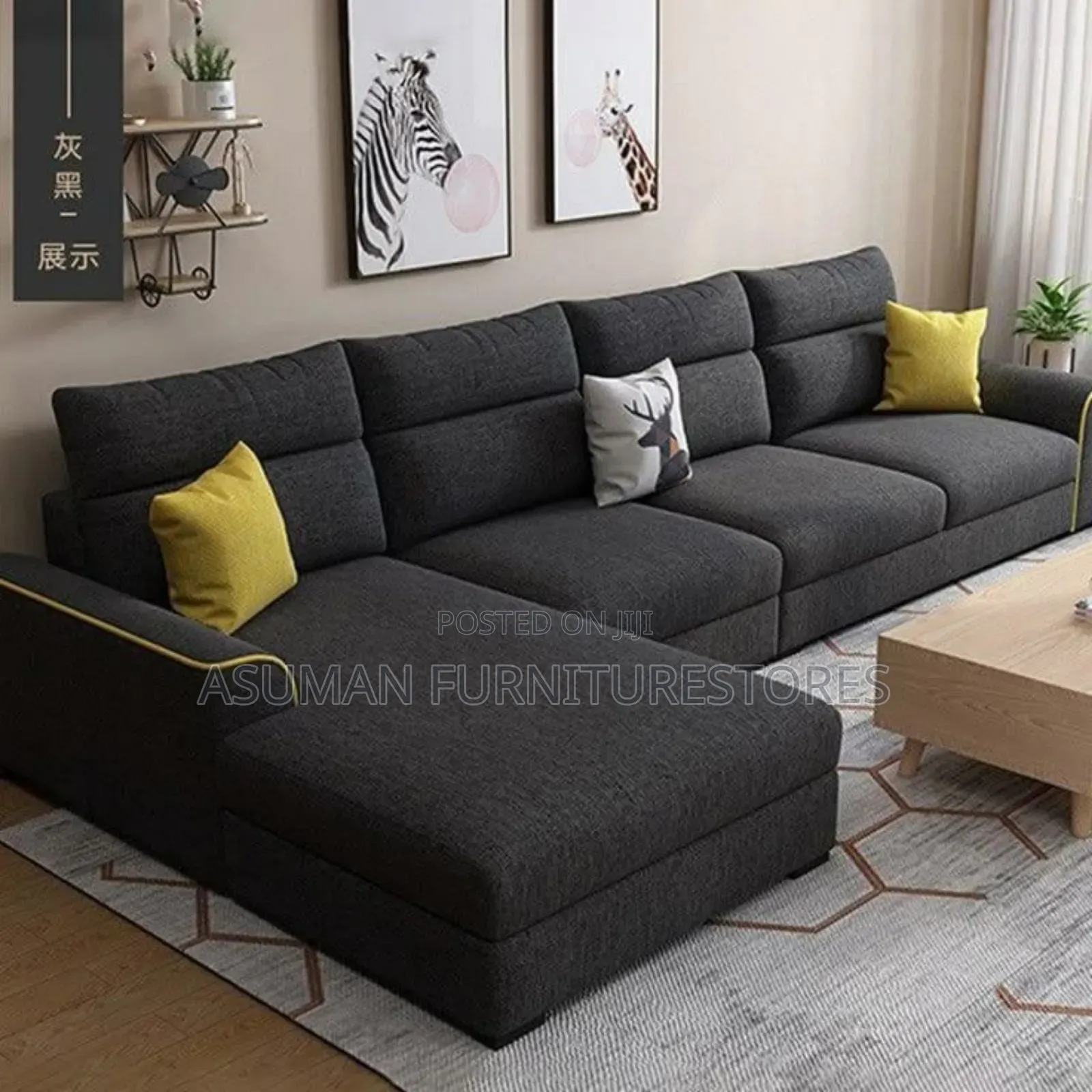 L Shape Sofa Bed Call Us On