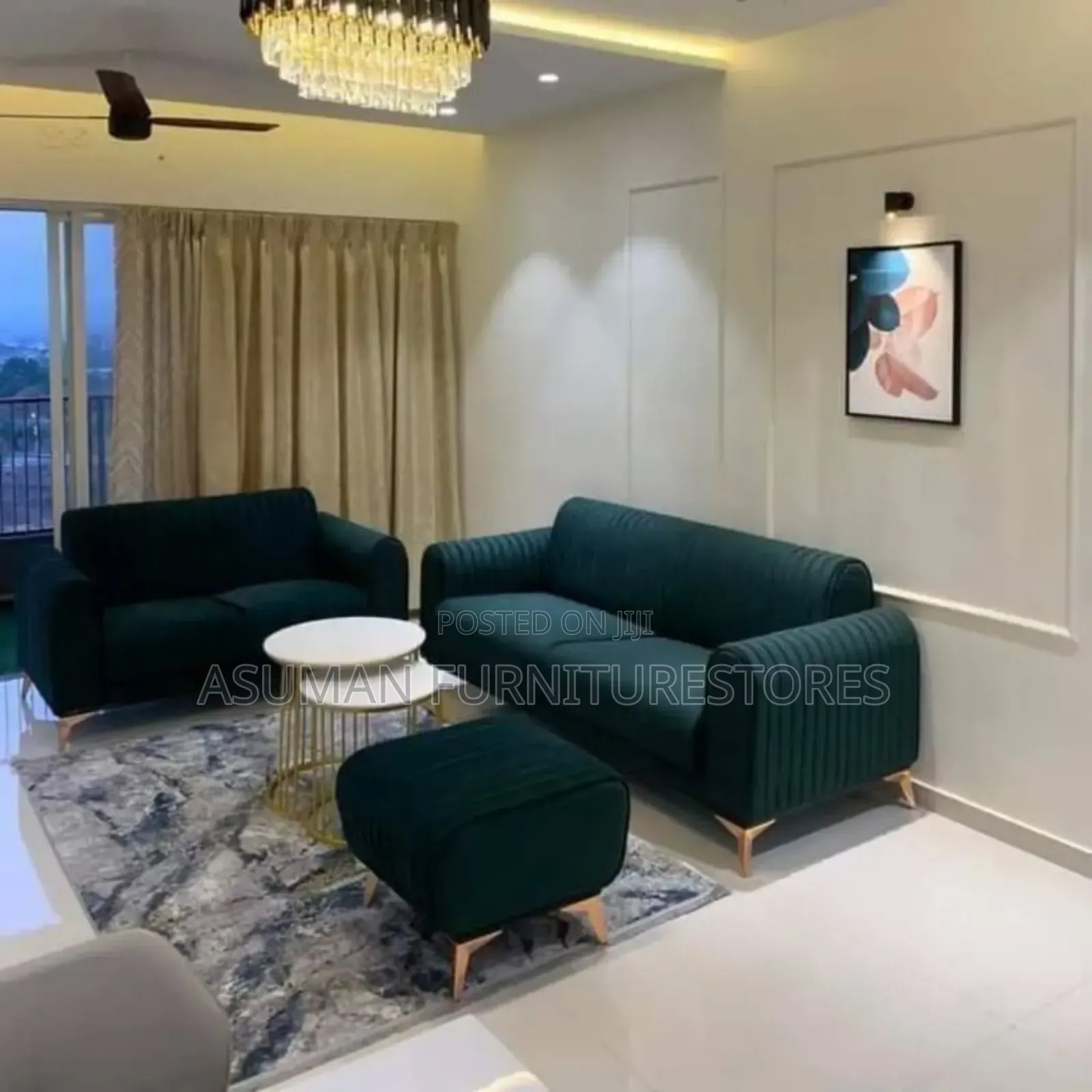 Modern 5seater Sofa Set With Centre Table Call