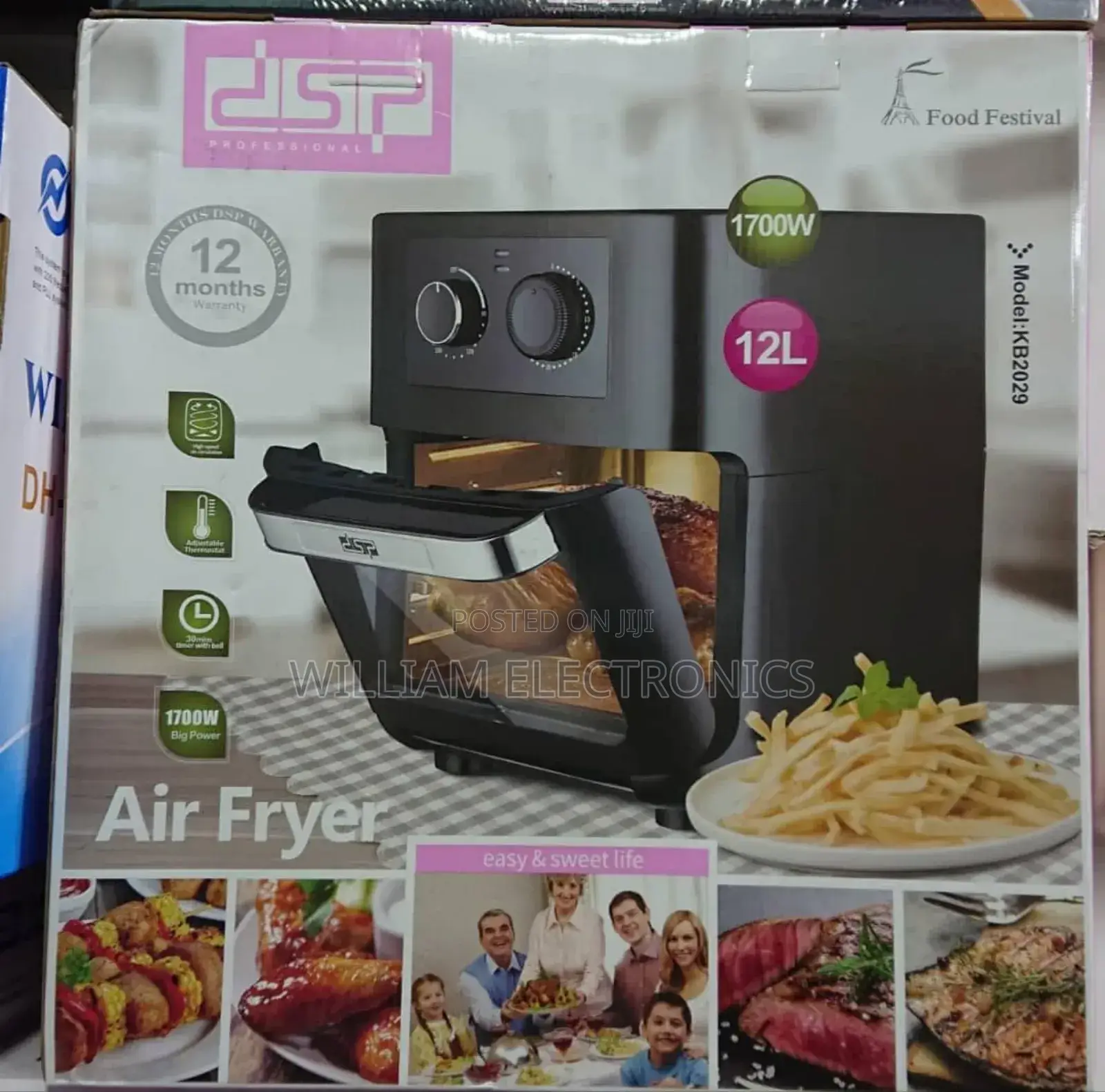 DSP 12 Litre Air Fryer Oven/DSP Airfryer