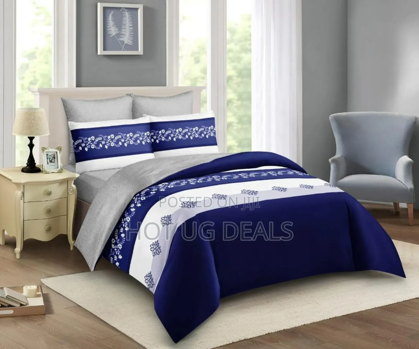 Set 6x6 Duvet With 1 Bed Sheet & 2 Pillowcases - Multicolor