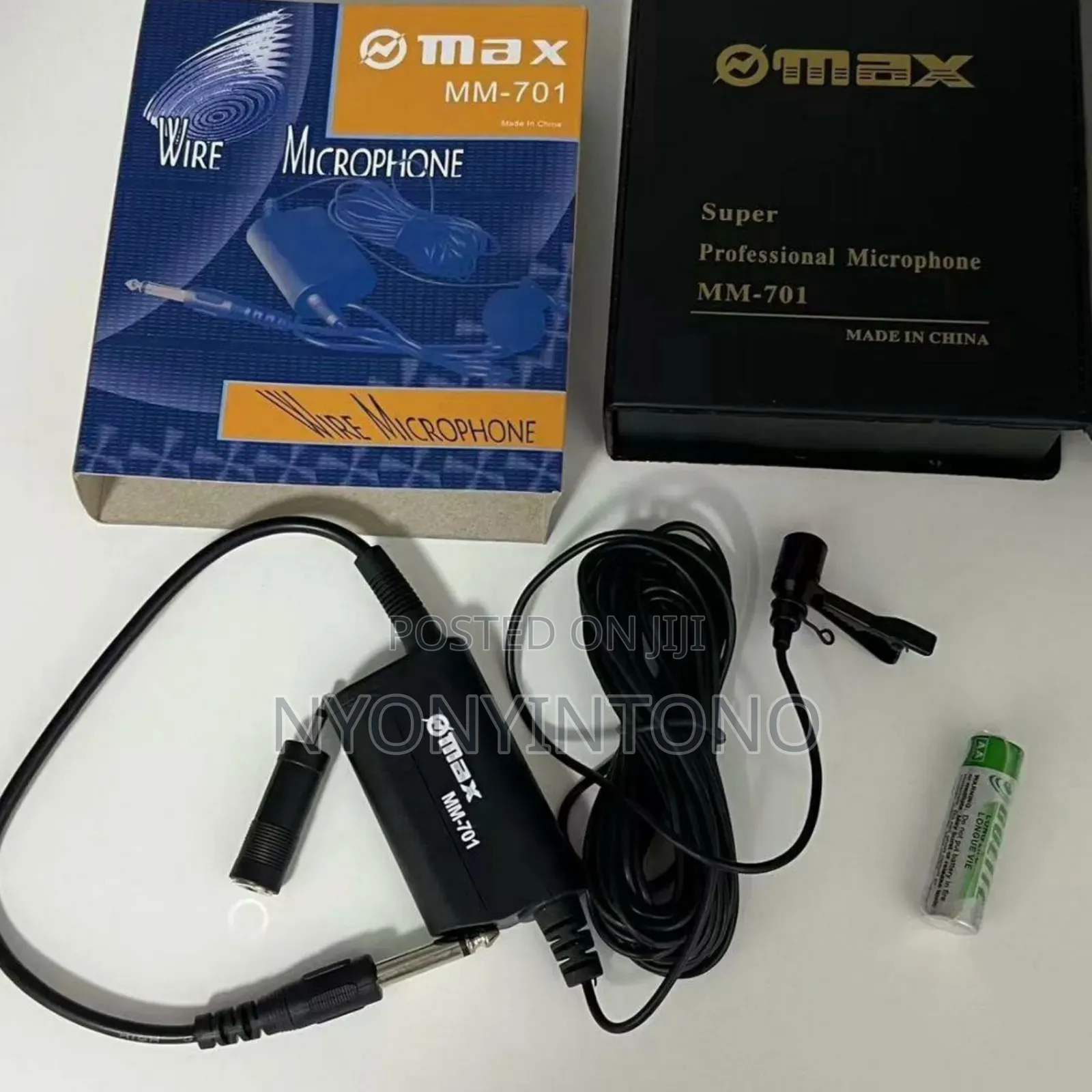 Max Professional Wire Hidden Microphone
