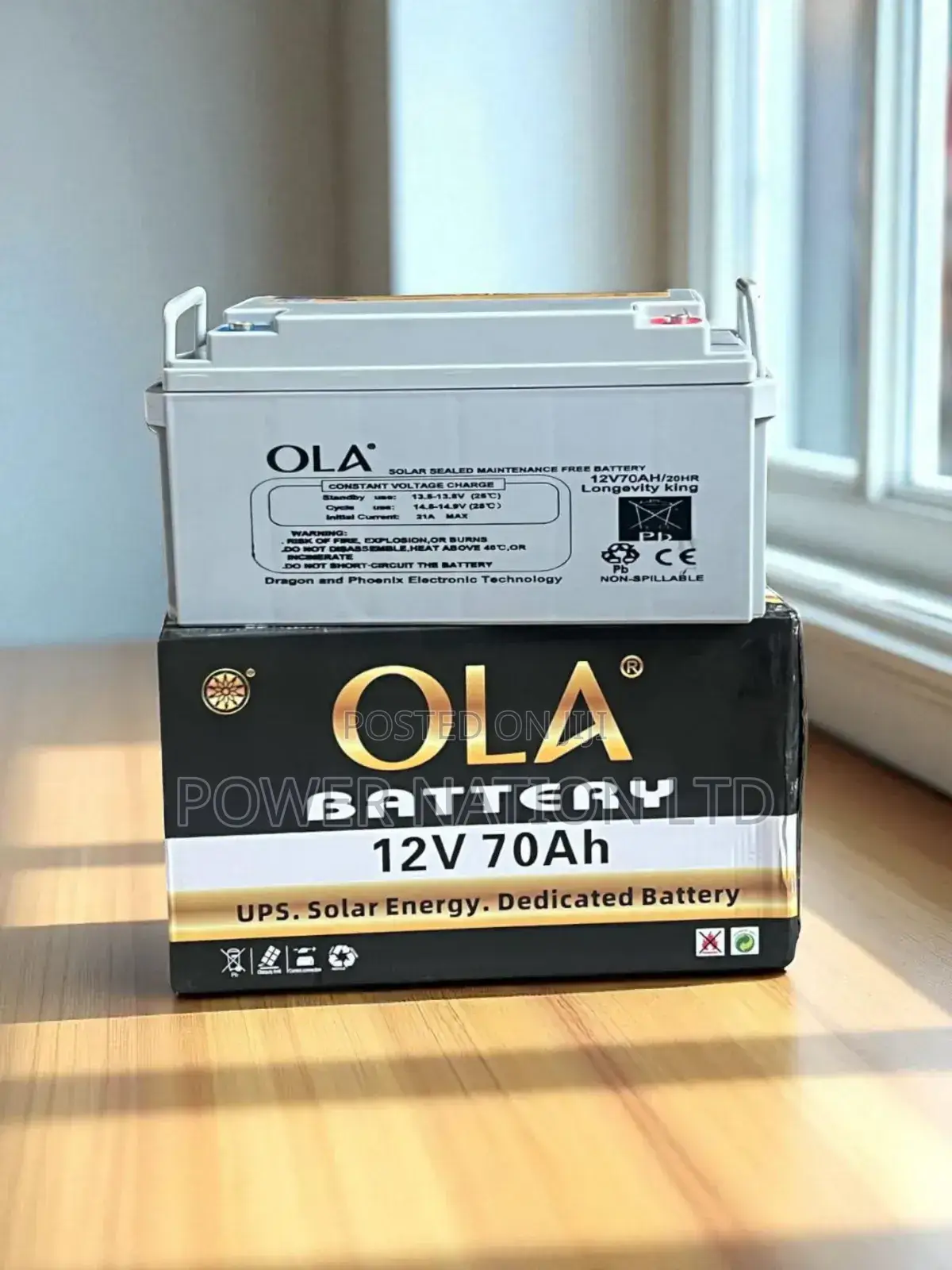 70ah Ola Solar/Backup Battery