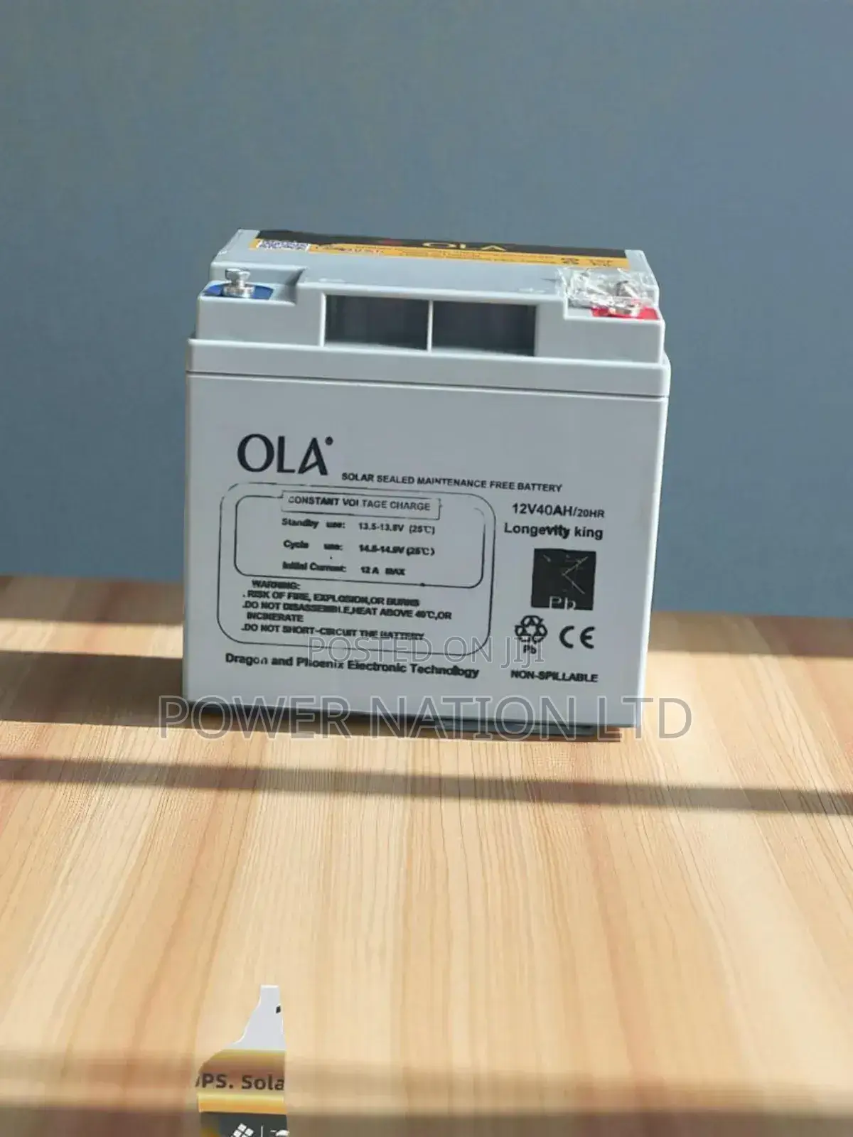 40ah Ola Solar Battery King Power