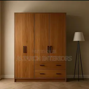 3 Doors Wardrobe With 2 Drawers and Well Finished