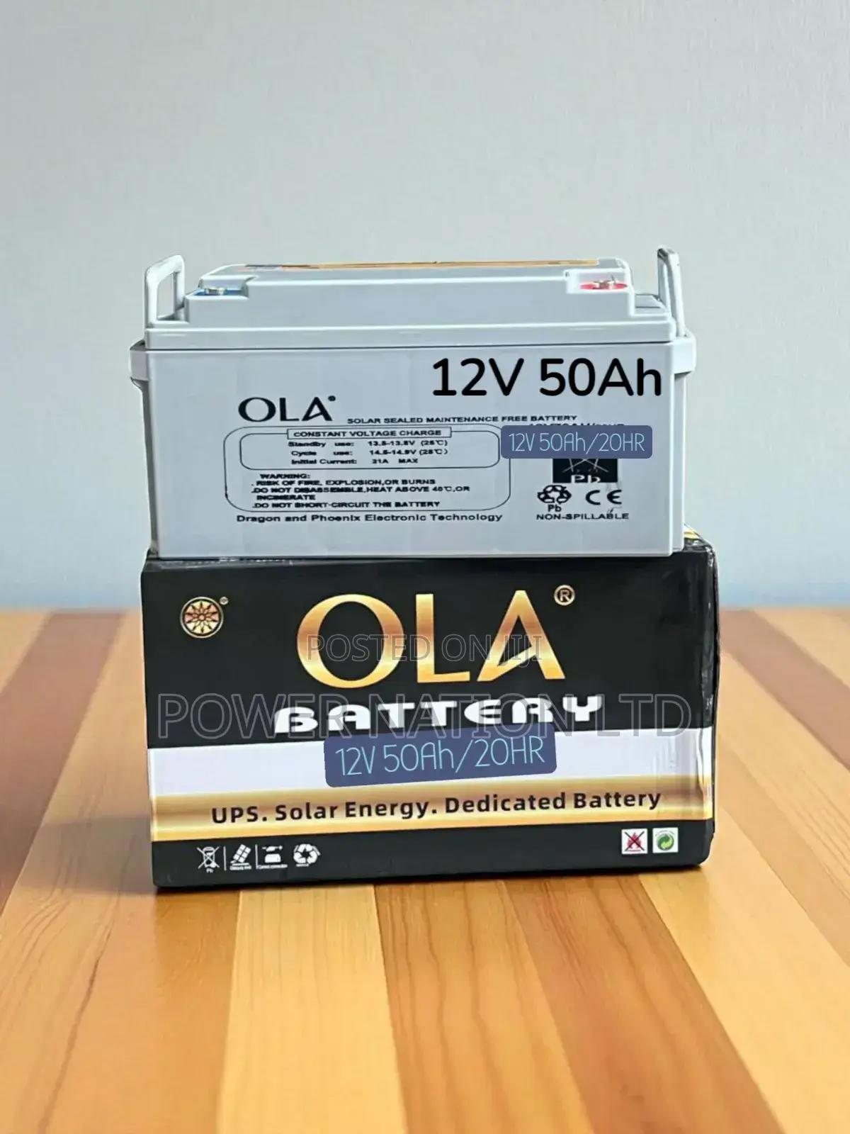 50ah Ola Solar/Backup Battery King Power