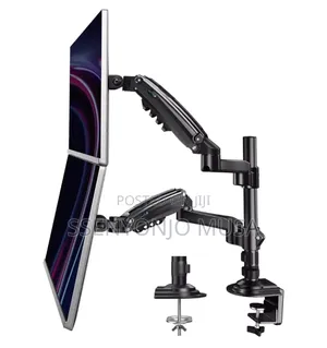 Dual Monitor Stand With Gas Spring Full-Range Motion