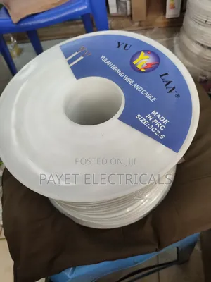 2.5 Mm White Flexable Cable