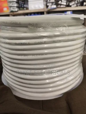 2.5 Mm White Flexable Cable