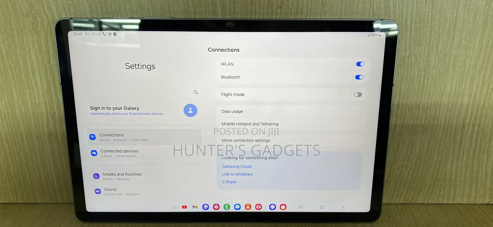 Samsung Galaxy Tab S9 FE 256 GB Gray