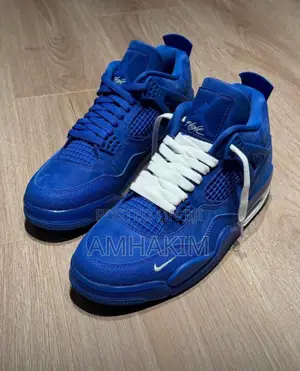 New Nigel Sylvester Nike Air Jordan 4 Og Blue in Stock