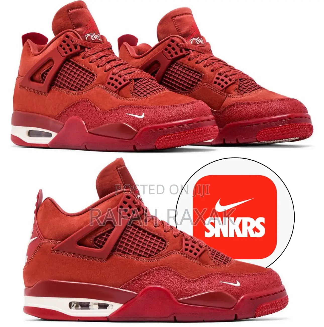 Original Nike Air Jordan 4 Retro Nigel “Brick Brick” Sneaker