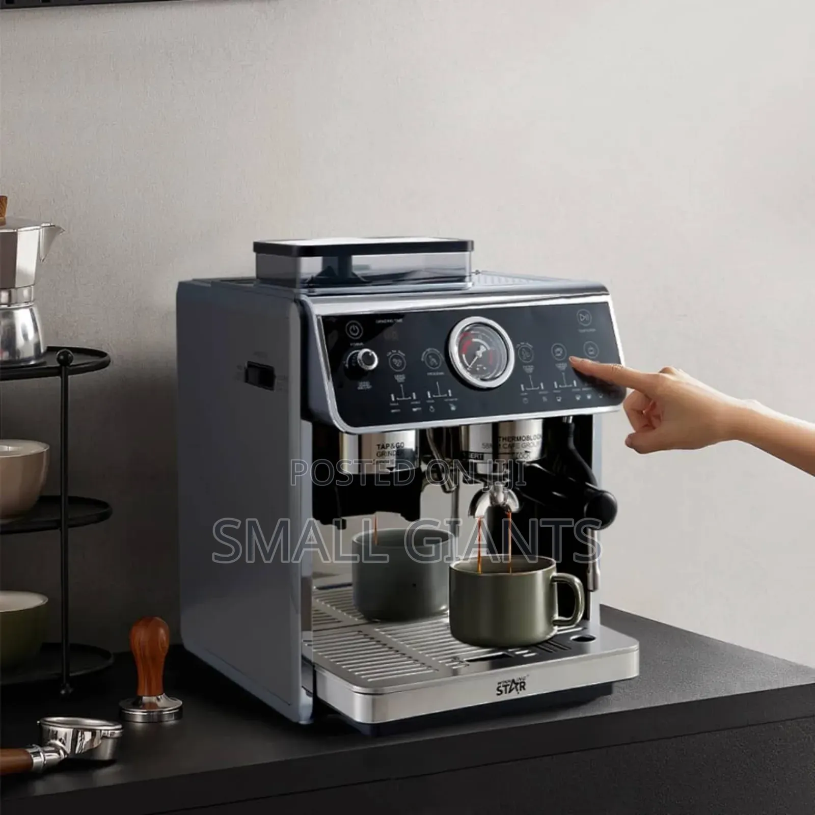 Winningstar St-9714 Espresso Coffee Machine With Grinder