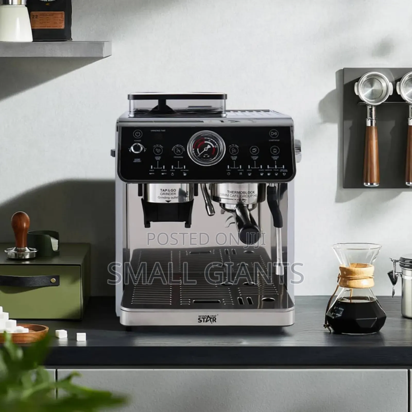 Winningstar St-9714 Espresso Coffee Machine With Grinder