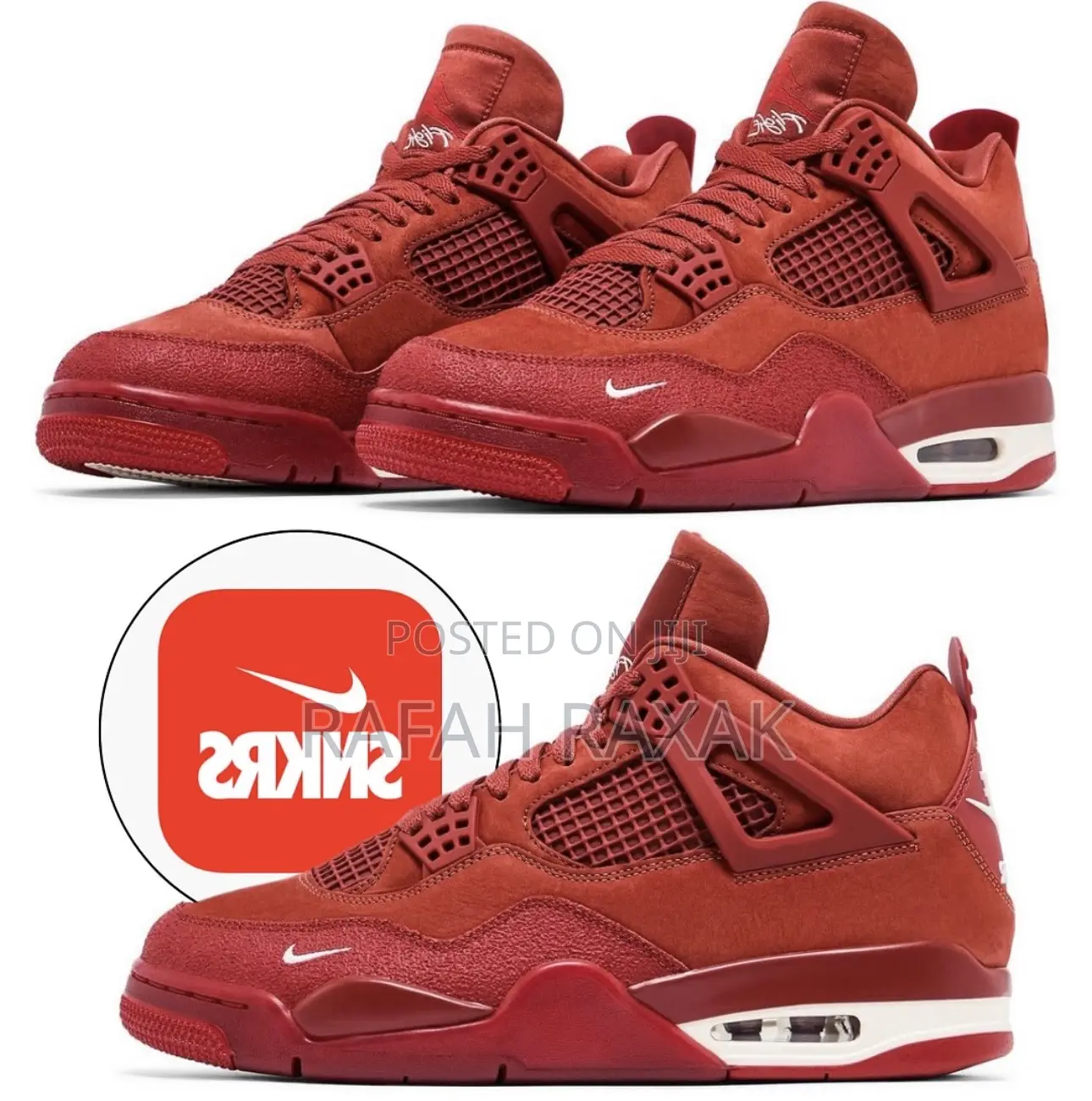 Original Nike Air Jordan 4 Retro Nigel “Brick Brick” Sneaker
