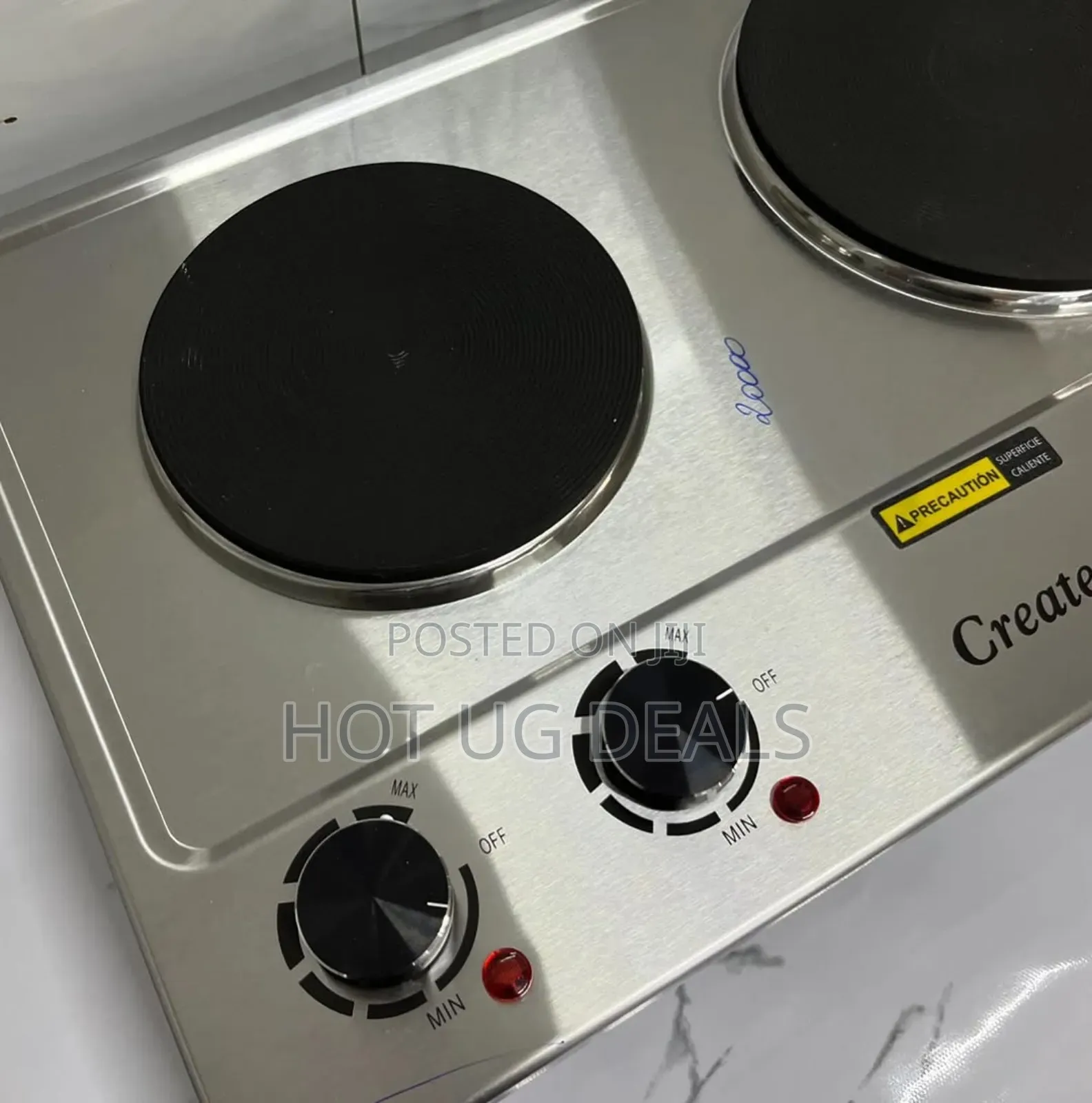 Dsp's Portable Electric Stove Double Burner Hot Plate Solid