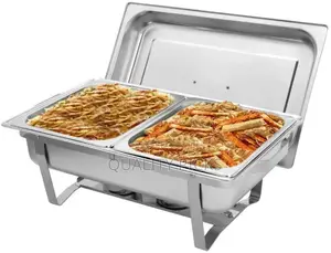 New Stainless Steel Double Chaffing