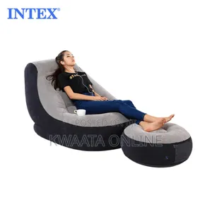 Intex Inflatable Seat With Ottoman Footrest and Pump