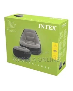 Intex Inflatable Seat With Ottoman Footrest and Pump