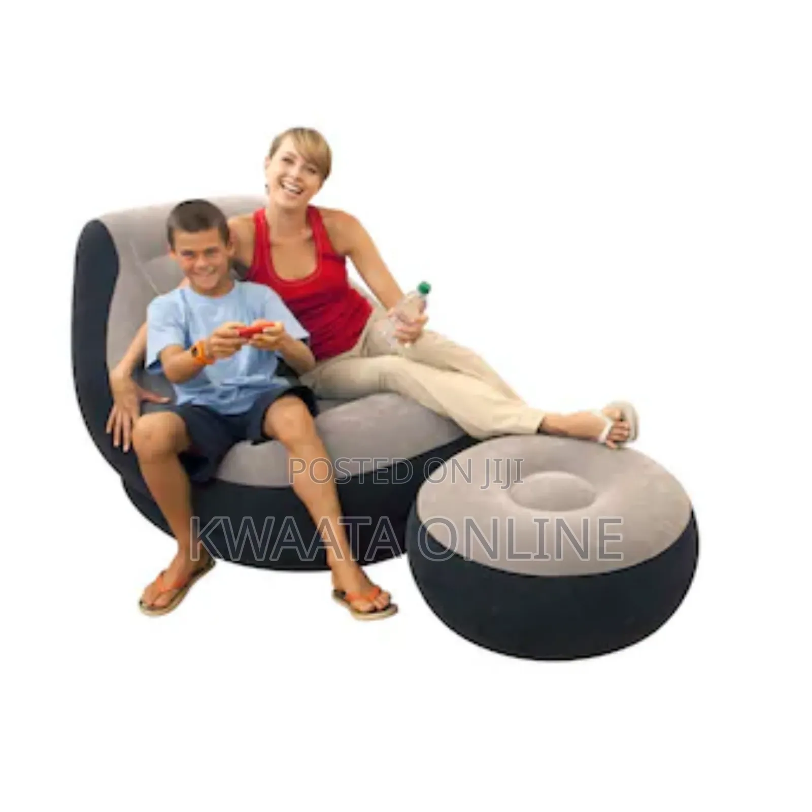 Intex Inflatable Seat With Ottoman Footrest and Pump