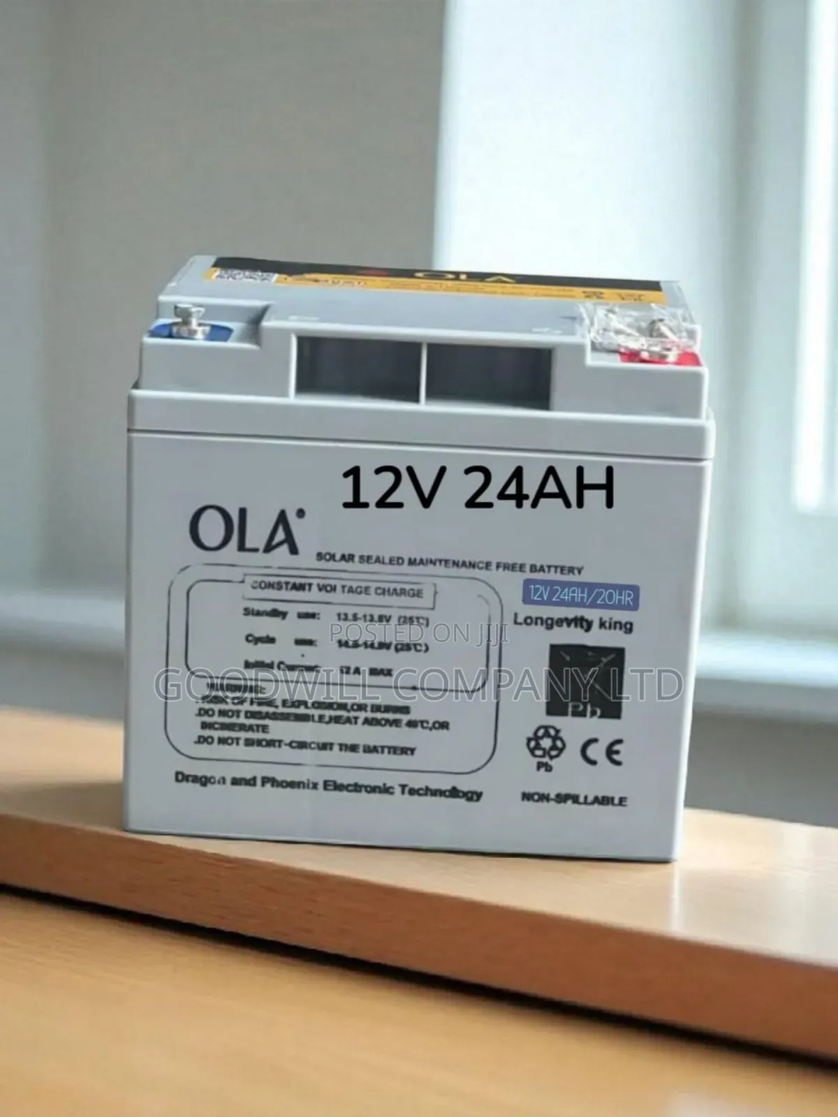 24ah Ola Solar/ Backup Battery