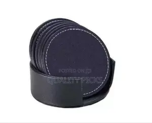 Set Of 6 Drink Coasters Round Cups