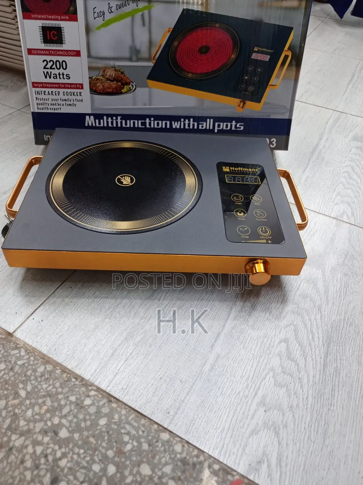 Hoffmans Electronics Infrared Cooker, Model Hm-8092.
