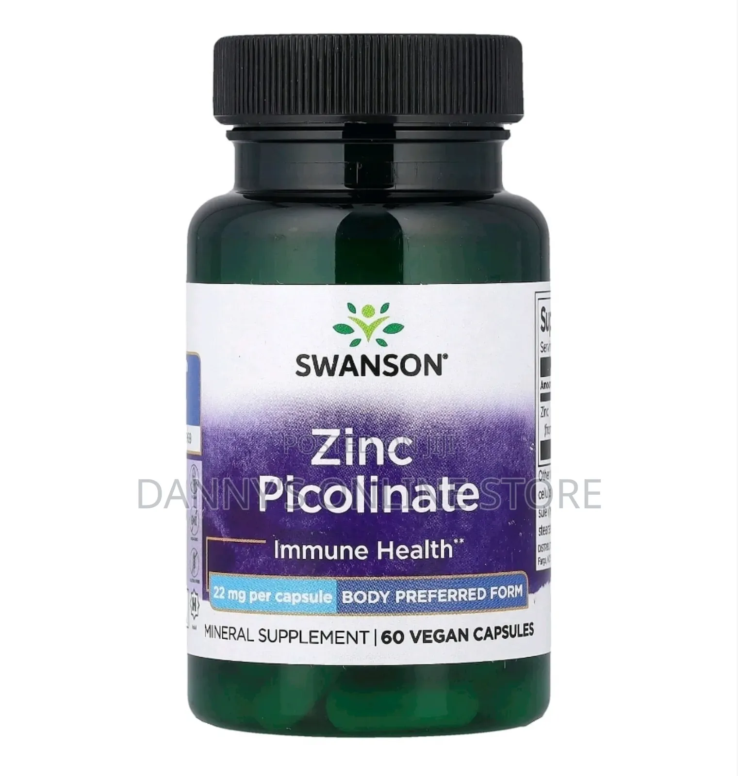 Swanson Zinc Picolinate, 60 Capsules