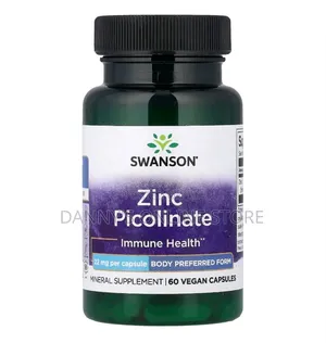 Swanson Zinc Picolinate, 60 Capsules