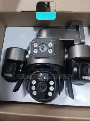 Solar Camera 3 Lens With Zoom 8mp V380pro