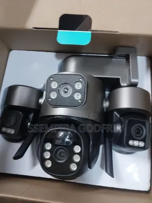 Solar Camera 3 Lens With Zoom 8mp V380pro