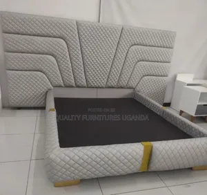 Premium Headboard Fabric Bed Set