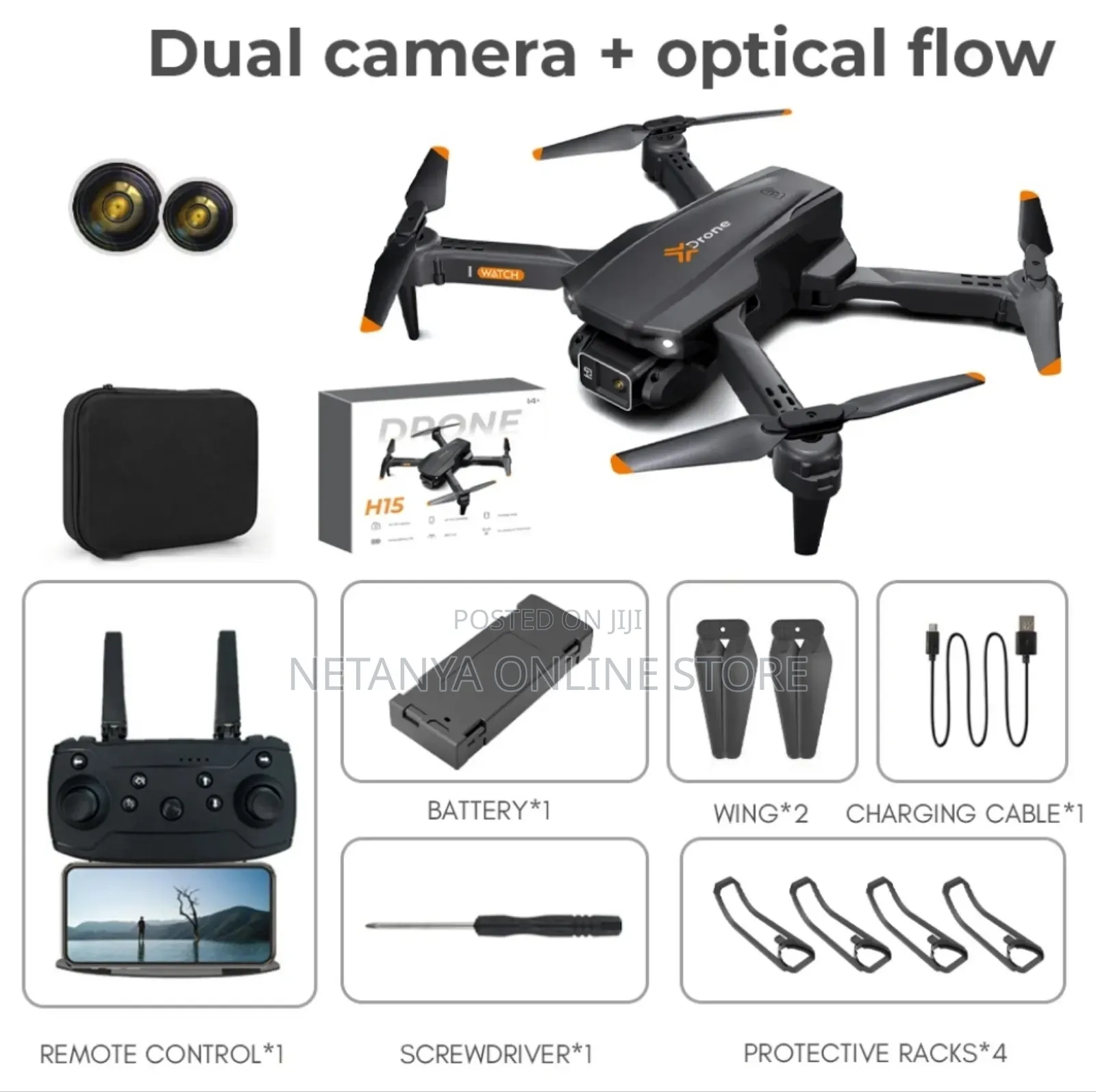 Rc Foldable Drone Camera H15