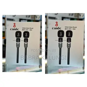 Candc Interview Dual Mic 2tx +1 Rx Wireless Microphone
