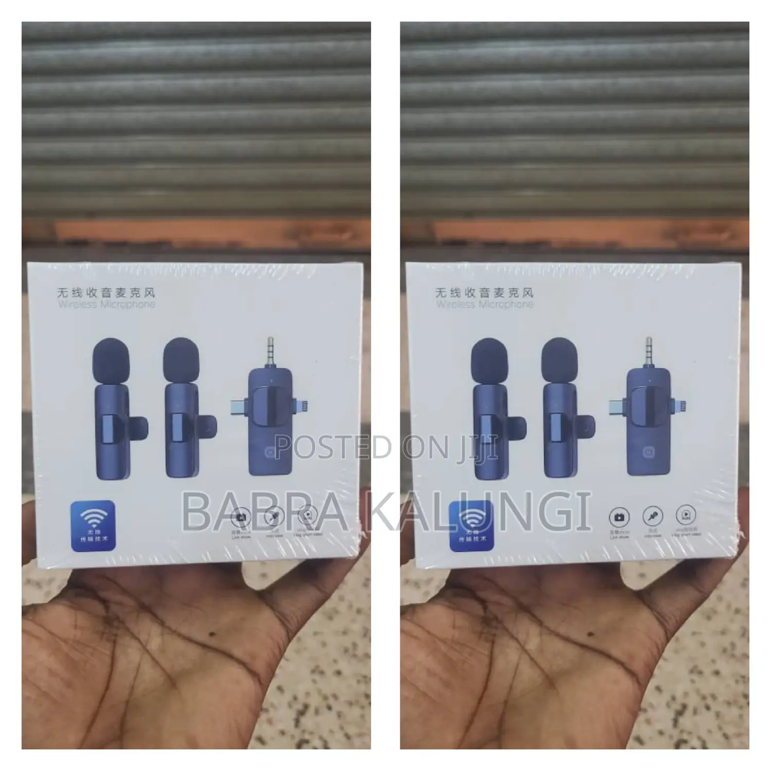 3in1 Wireless Mini Lavalier Microphone.