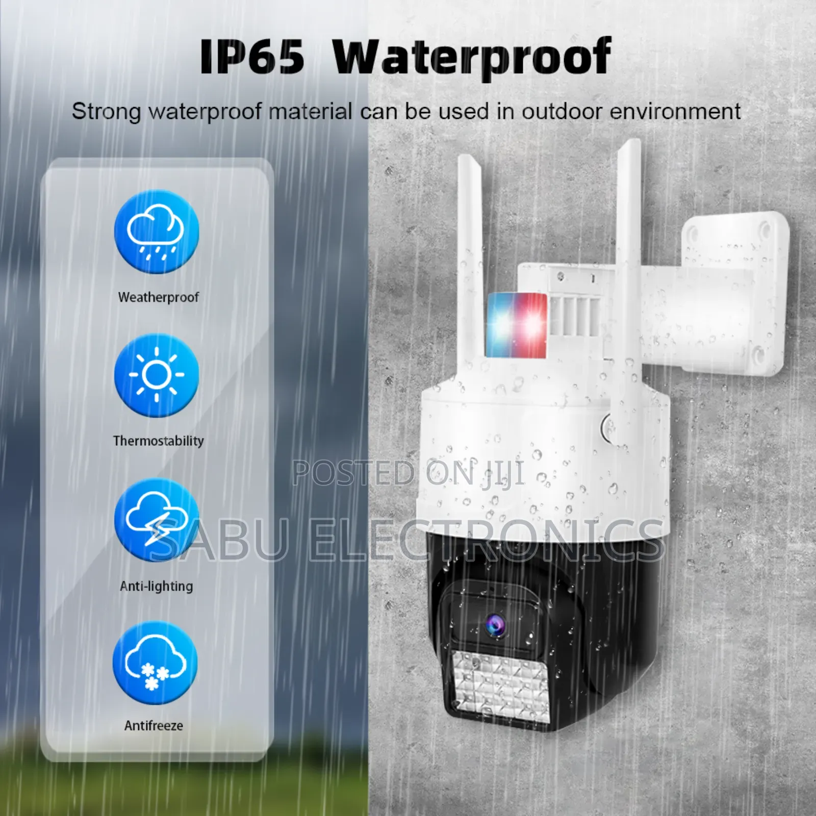 Eseecloud Wifi Outdoor Camera Night Vision Alarm 2-Way Audio
