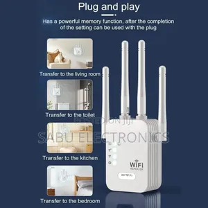 4 Antenna High-Speed Wifi Extender Signal Booster Repeater