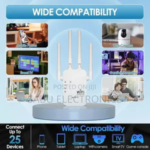 4 Antenna High-Speed Wifi Extender Signal Booster Repeater