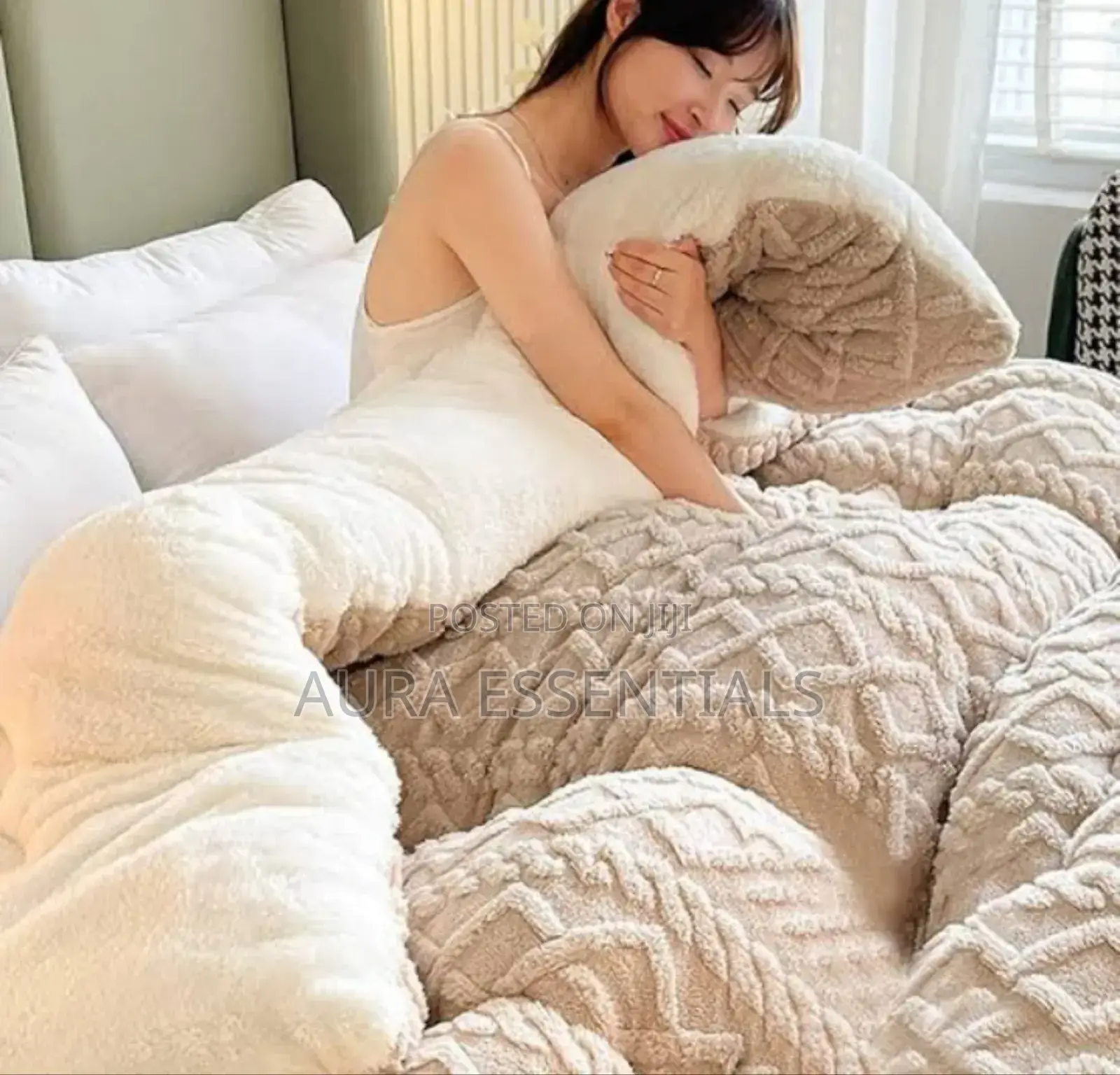 4pcs Fleece Duvet Set