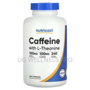 Nutricost, Caffeine With L-Theanine, 240 Capsules