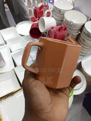 12pcs Polygonal-Shaped Coffee Mug.
