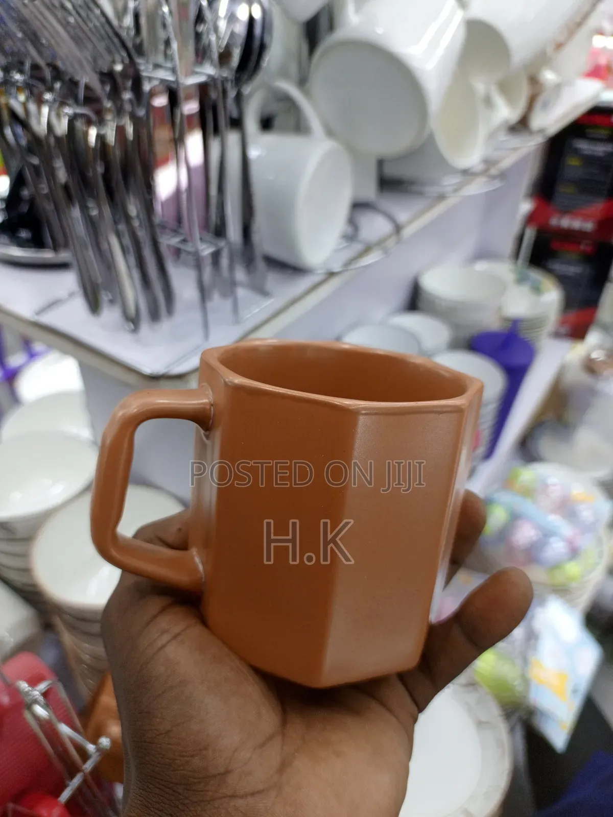 12pcs Polygonal-Shaped Coffee Mug.