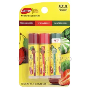 Carmex, Daily Moisturizing Lip Balm, Variety, SPF 15, 3 Pack