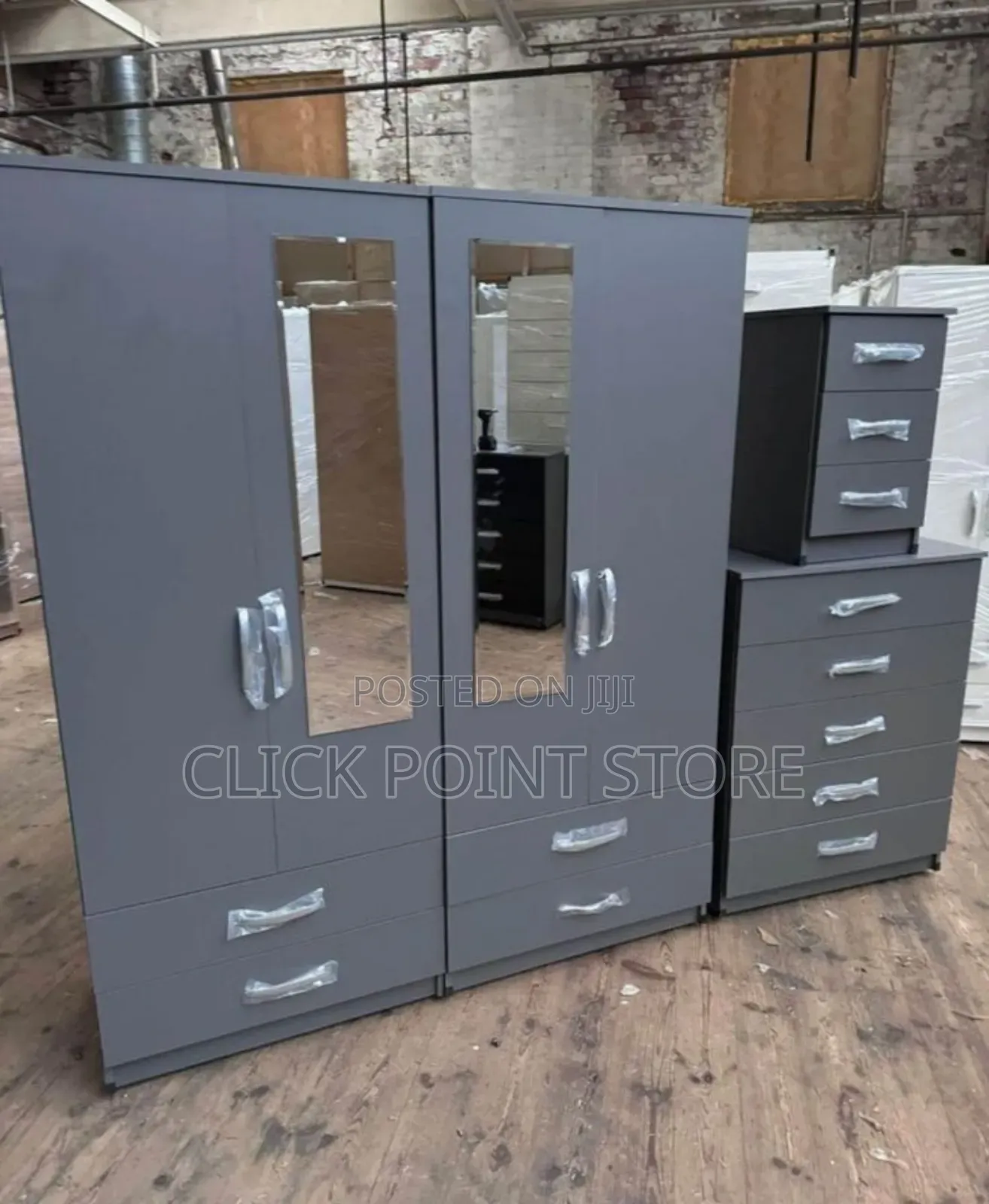 Mega Portable Wardrobes/ With Mirrors/ Wardrobe