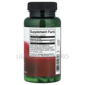 Swanson, Alpha Lipoic Acid, 100 Mg, 120 Caps for Antioxidant
