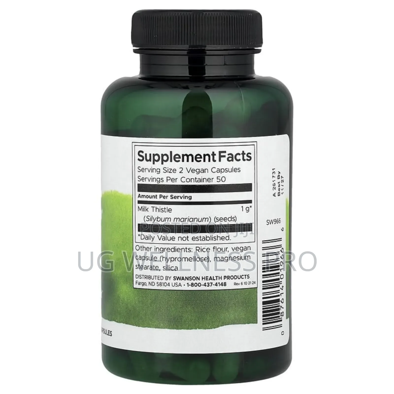 Swanson, Full Spectrum Milk Thistle, 500 Mg, 100 Vegan Caps