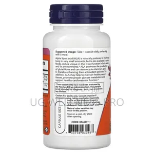 Now Foods, Alpha Lipoic Acid, Extra Strength, 600 Mg, 60 Cap