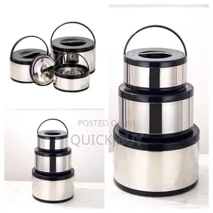 3-in-1 Insulated Lunch Box Tins